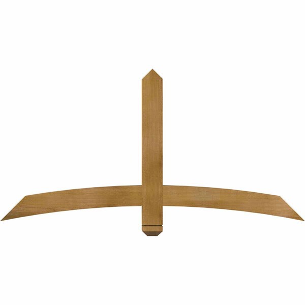 Ekena Millwork Bellingham Rough Sawn Timber Gable Bracket, Western Red Cedar, 60"W x 30"H x 4"D x 4"F, 12/12 Pitch GBW060X30X0404BEL00RWR - main